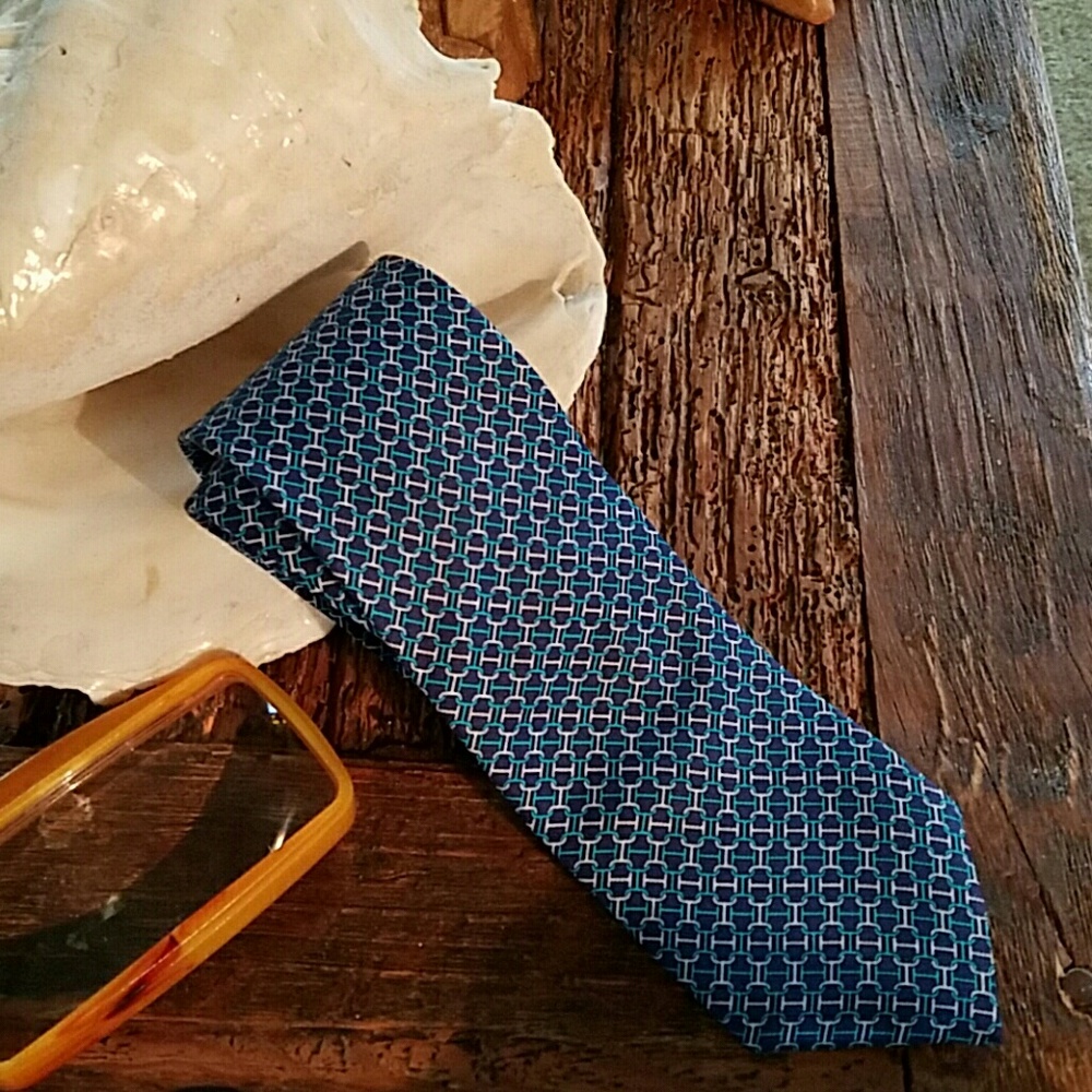 Hermes silk necktie